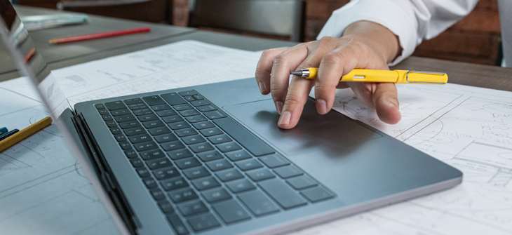 image of man on laptop