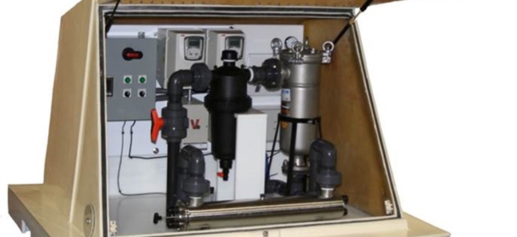 A rainwater harvesting control system.