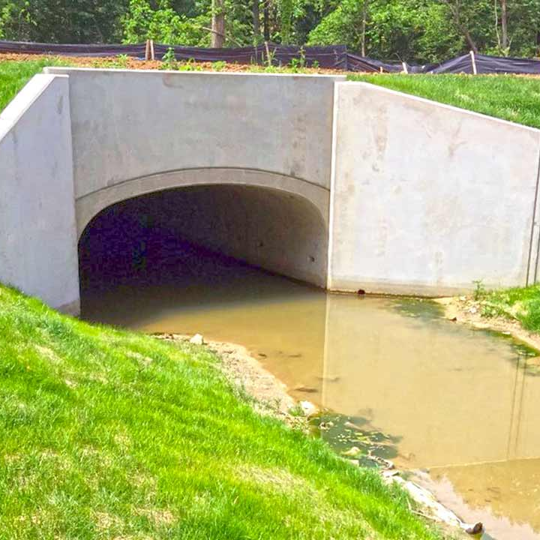 Contech CON/SPAN i-Series pre-cast modular bridge.