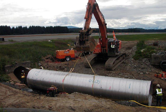 corrugated aluminum CORLIX pipe