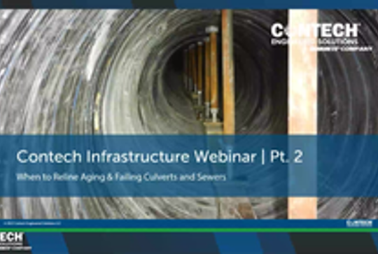 Screenshot of When to Reline Failing Culverts & Sewers Webinar